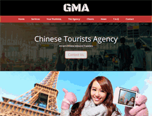 Tablet Screenshot of chinesetouristagency.com